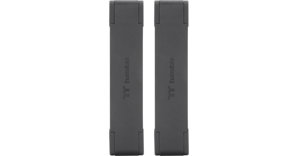 Thermaltake TOUGHFAN 12 Pro High Static Pressure PC Cooling Fan 120x120x25, Gehäuselüfter(schwarz, 2 Fans Pack)