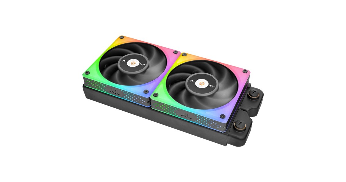 Thermaltake TOUGHFAN 12 RGB High Static Pressure Radiator Fan 120x120x25, Gehäuselüfter(3er Pack)