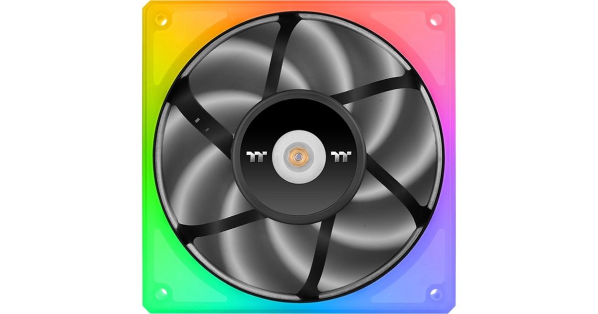 Thermaltake TOUGHFAN 12 RGB High Static Pressure Radiator Fan 120x120x25, Gehäuselüfter(3er Pack)