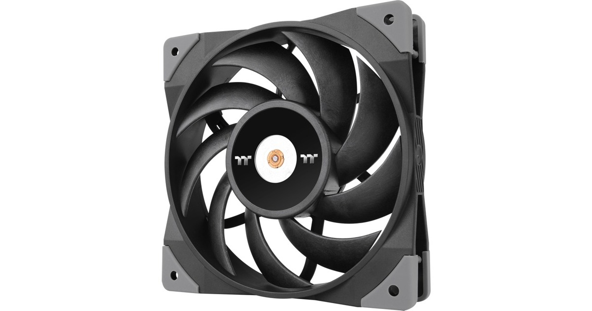 Thermaltake TOUGHFAN 12 Radiator Fan 120x120x25, Gehäuselüfter(schwarz, 2er Pack)