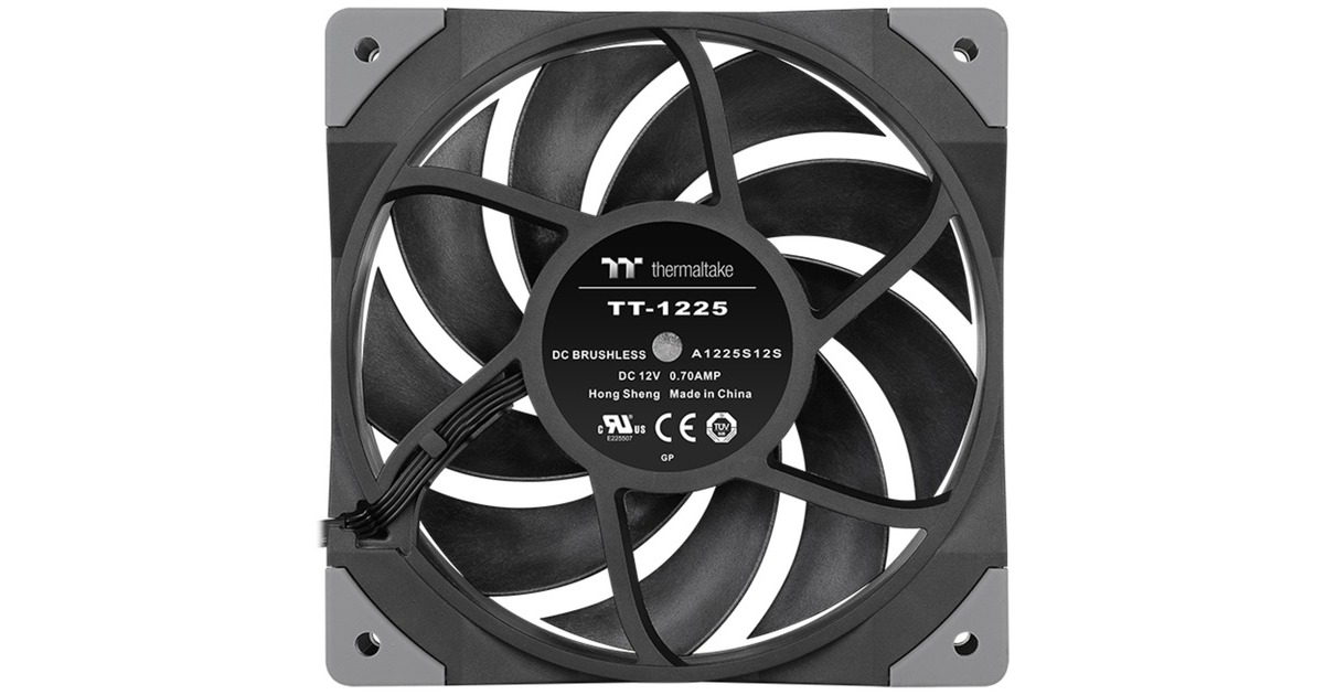 Thermaltake TOUGHFAN 12 Turbo Radiator Fan 120x120x25, Gehäuselüfter(Single Pack)
