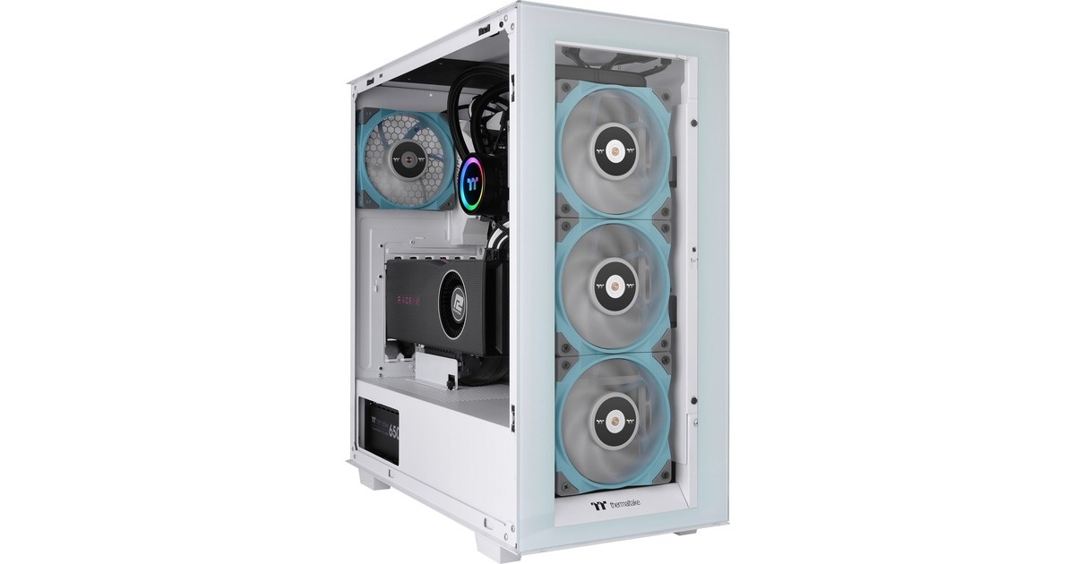 Thermaltake TOUGHFAN 12 Turquoise High Static Pressure Radiator Fan 120x120x25, Gehäuselüfter(türkis, Single Pack)