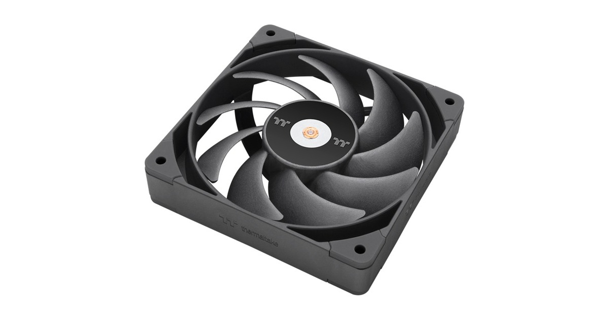 Thermaltake TOUGHFAN 14 Pro High Static Pressure PC Cooling Fan 140x140x25, Gehäuselüfter(schwarz, Single Fan Pack)