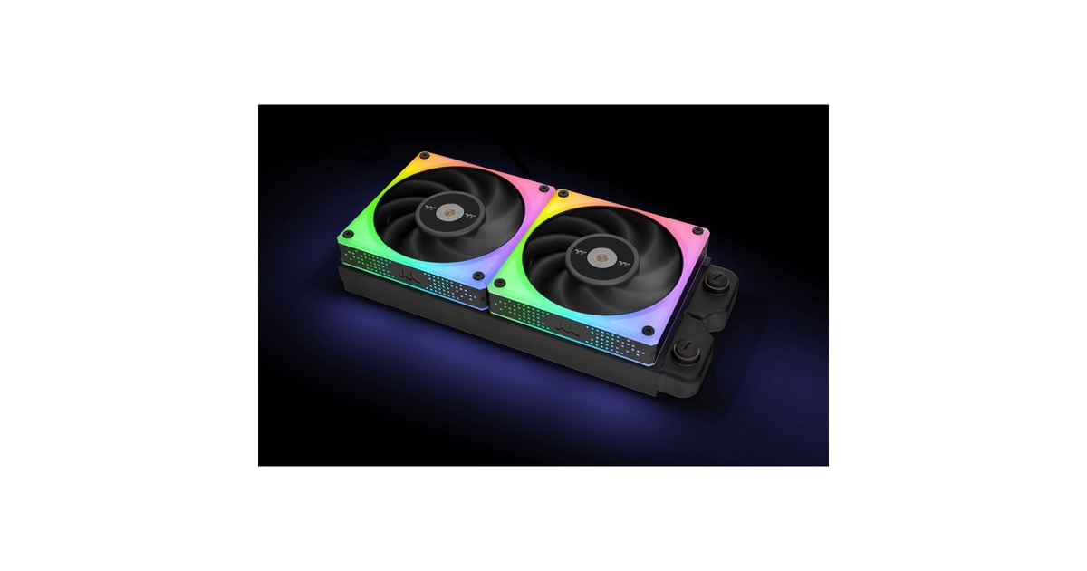 Thermaltake TOUGHFAN 14 RGB High Static Pressure Radiator Fan 140x140x25, Gehäuselüfter(3er Pack)