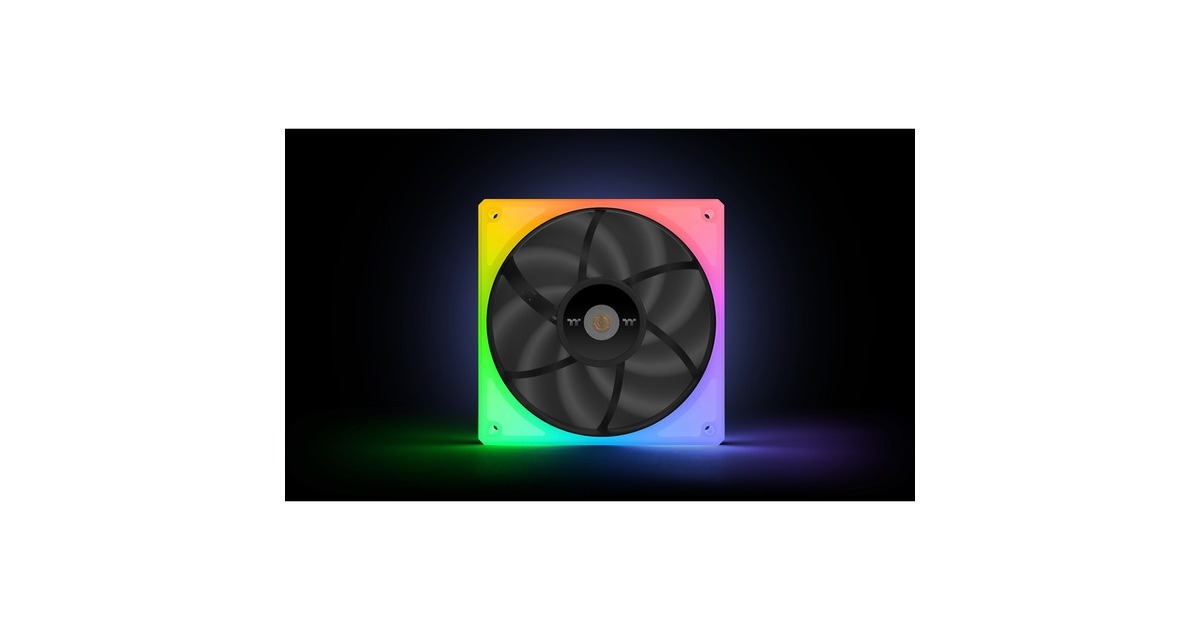 Thermaltake TOUGHFAN 14 RGB High Static Pressure Radiator Fan 140x140x25, Gehäuselüfter(3er Pack)
