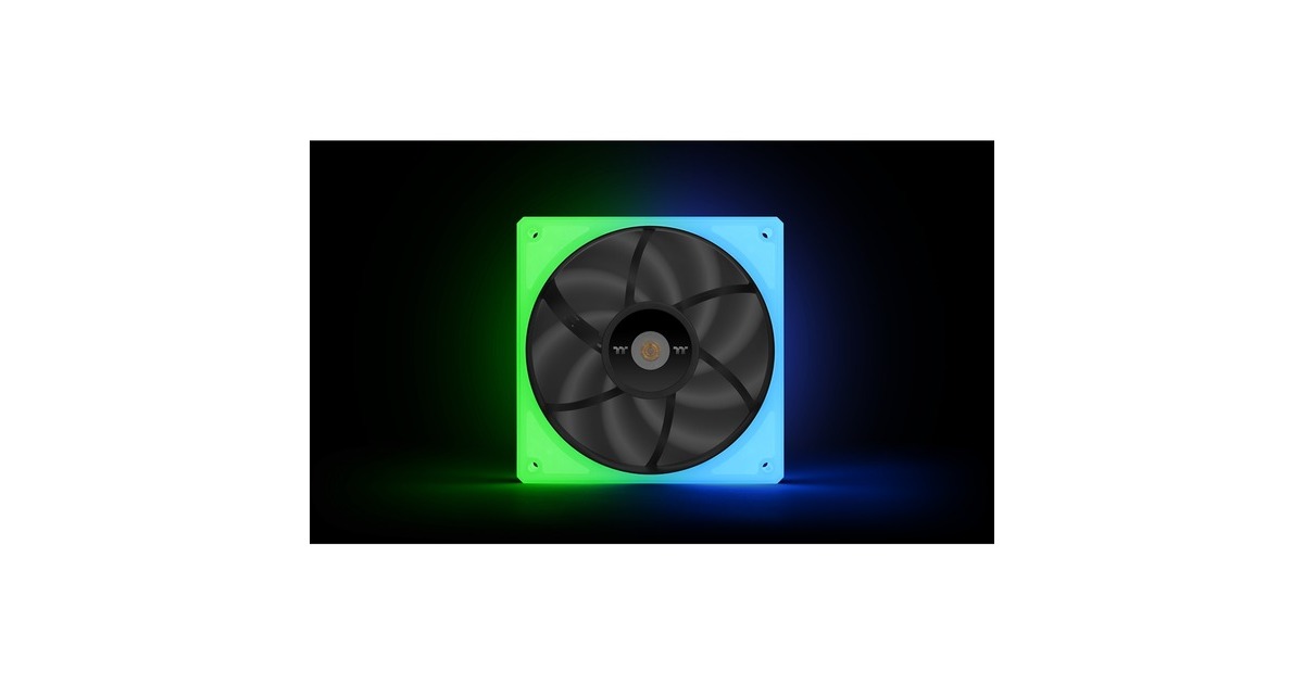 Thermaltake TOUGHFAN 14 RGB High Static Pressure Radiator Fan 140x140x25, Gehäuselüfter(3er Pack)