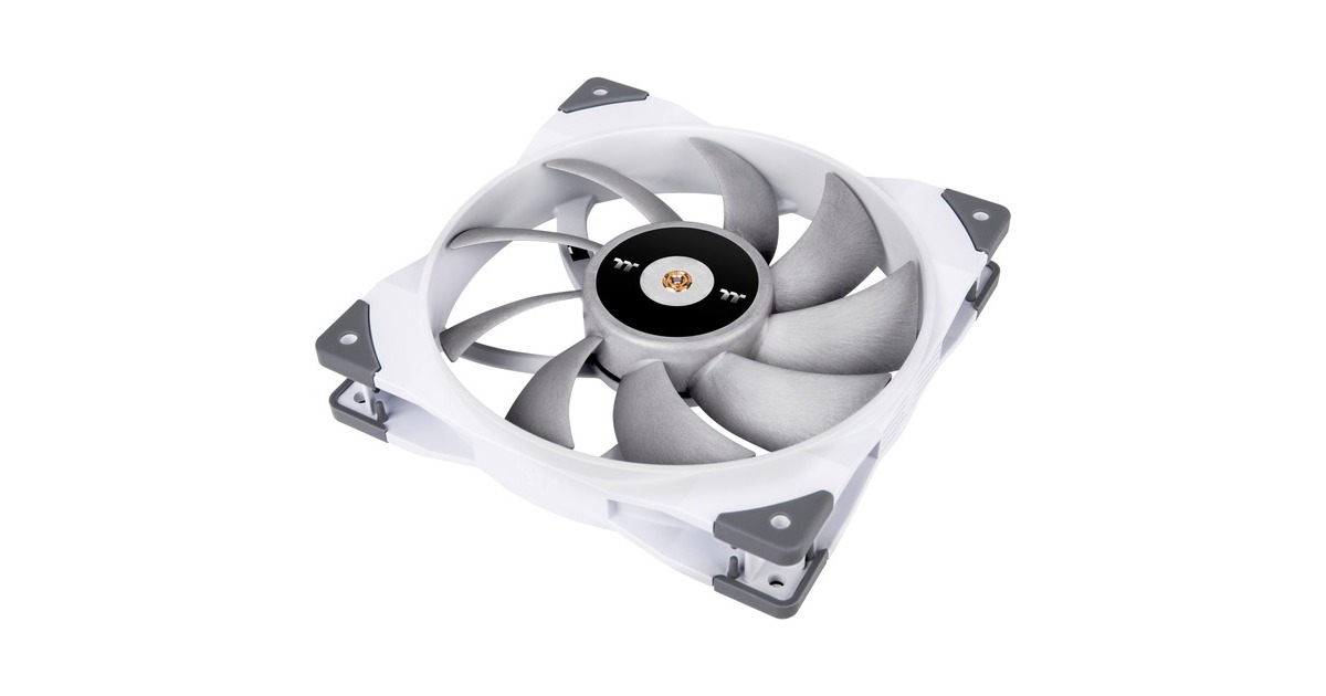 Thermaltake TOUGHFAN 14 WHITE 140x140x25, Gehäuselüfter(weiß, Radiator Fan)