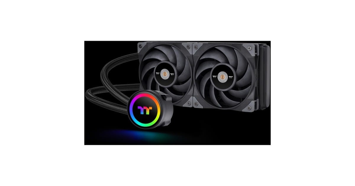 Thermaltake TOUGHLIQUID 240 ARGB Sync All-In-One Liquid Cooler 240mm, Wasserkühlung(schwarz)