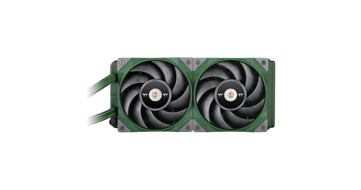 Thermaltake TOUGHLIQUID 240 ARGB Sync All-In-One Liquid Cooler Green 240mm, Wasserkühlung(grün)
