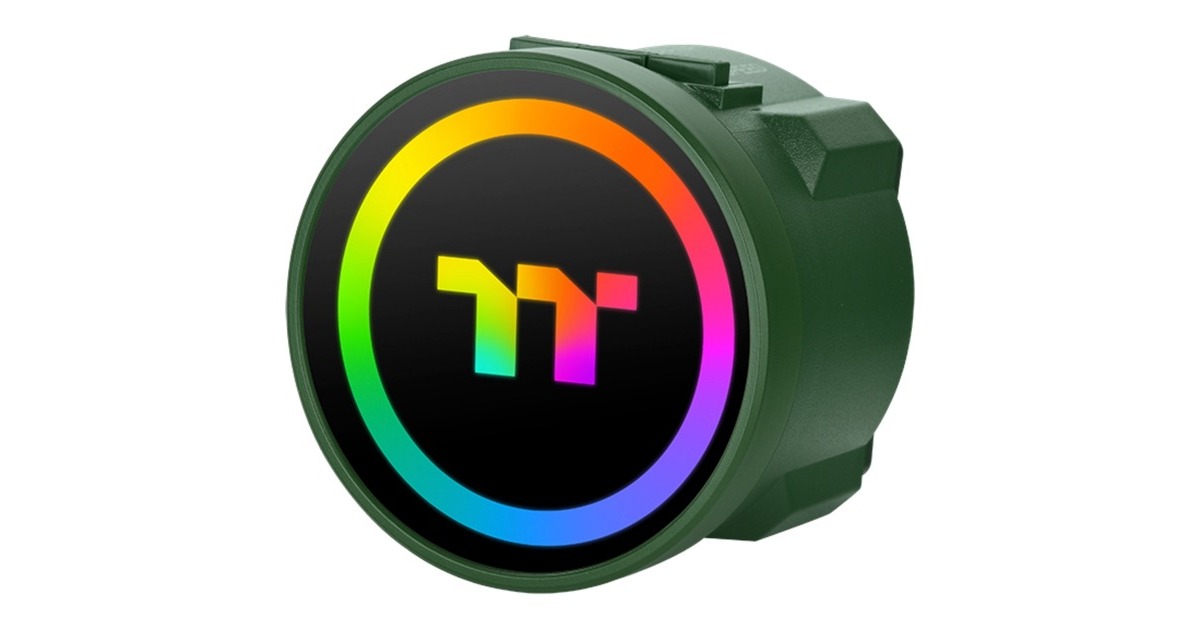Thermaltake TOUGHLIQUID 240 ARGB Sync All-In-One Liquid Cooler Green 240mm, Wasserkühlung(grün)
