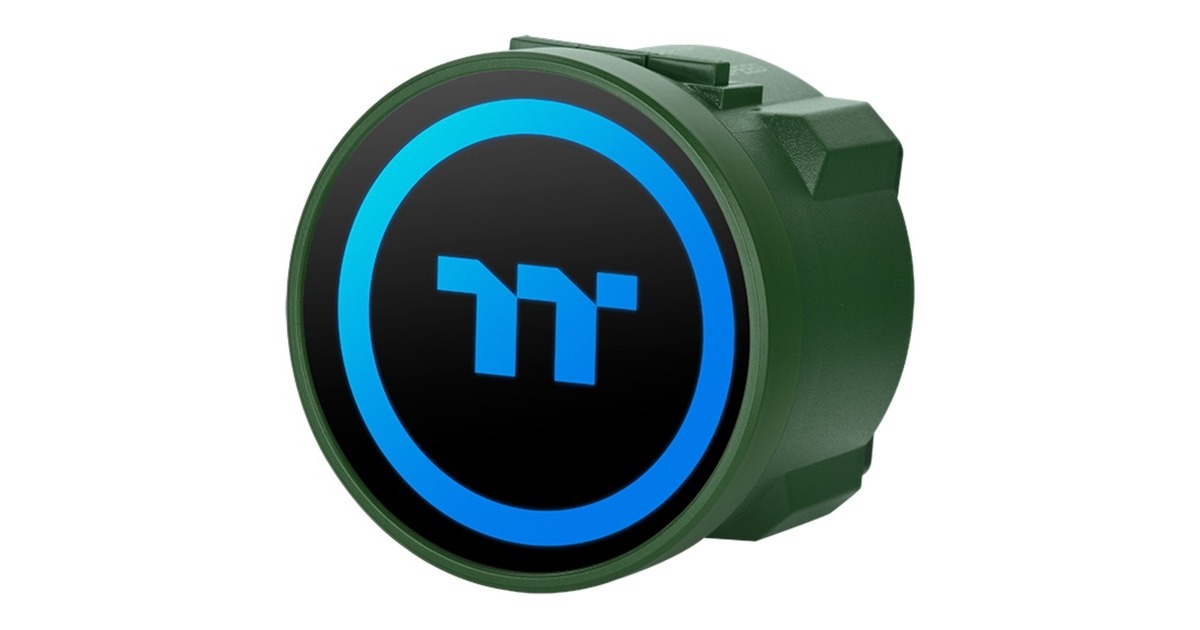 Thermaltake TOUGHLIQUID 240 ARGB Sync All-In-One Liquid Cooler Green 240mm, Wasserkühlung(grün)
