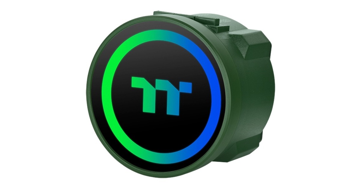Thermaltake TOUGHLIQUID 240 ARGB Sync All-In-One Liquid Cooler Green 240mm, Wasserkühlung(grün)