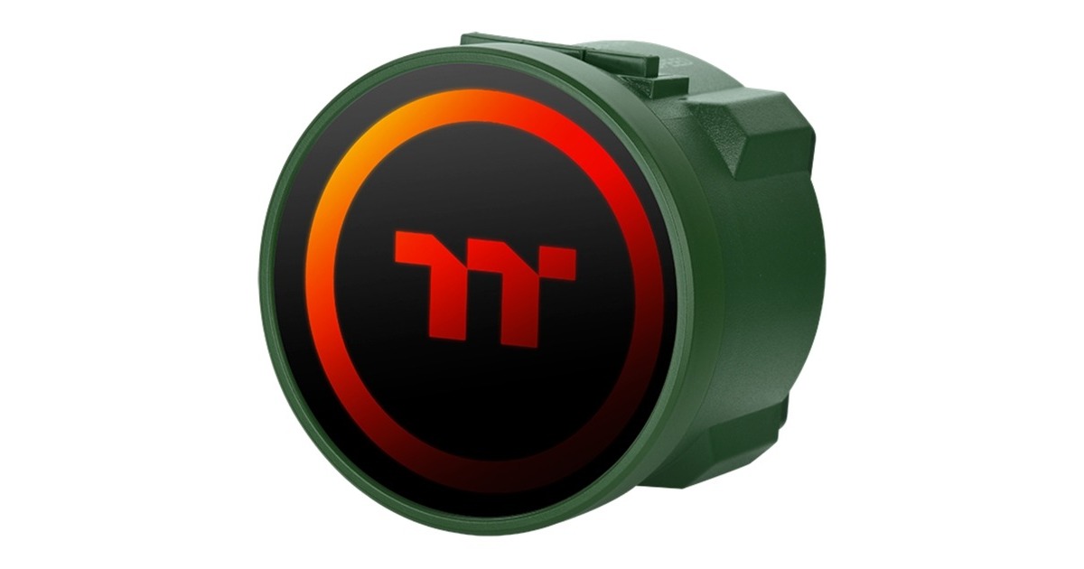 Thermaltake TOUGHLIQUID 240 ARGB Sync All-In-One Liquid Cooler Green 240mm, Wasserkühlung(grün)