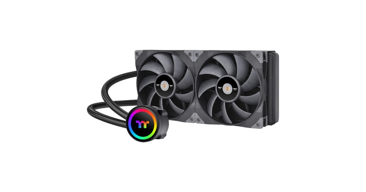 Thermaltake TOUGHLIQUID 280 ARGB Sync All-In-One Liquid Cooler 280mm, Wasserkühlung(schwarz)