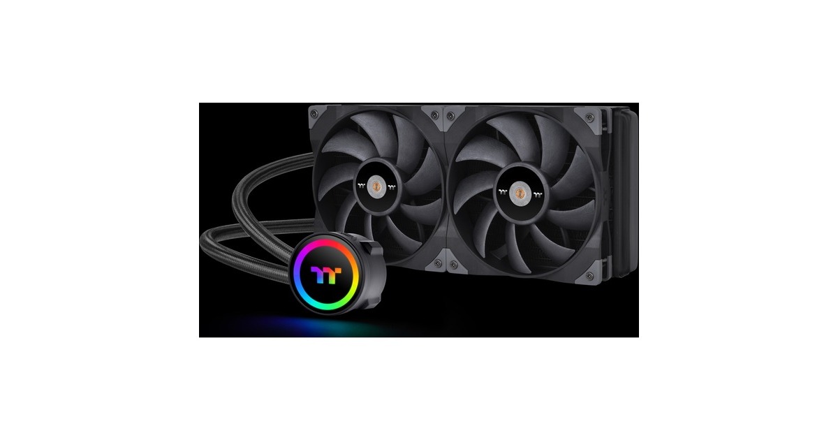 Thermaltake TOUGHLIQUID 280 ARGB Sync All-In-One Liquid Cooler 280mm, Wasserkühlung(schwarz)