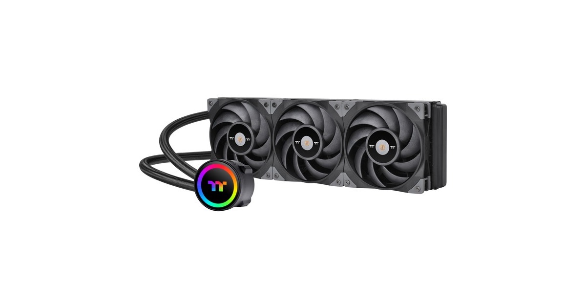 Thermaltake TOUGHLIQUID 360 ARGB Sync All-In-One Liquid Cooler 360mm, Wasserkühlung(schwarz, Outlet) Thermaltake TOUGHLIQUID 360 ARGB Sync All-In-One Liquid Cooler 360mm, Wasserkühlung(schwarz, Outlet)