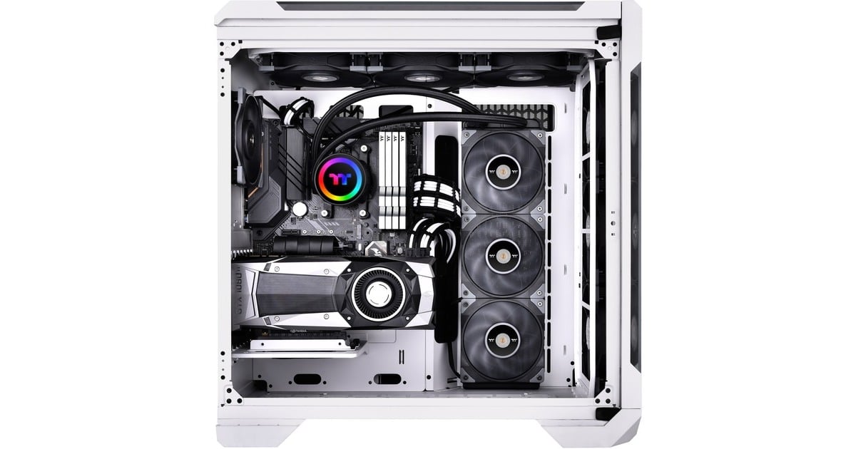 Thermaltake TOUGHLIQUID 360 ARGB Sync All-In-One Liquid Cooler 360mm, Wasserkühlung(schwarz)