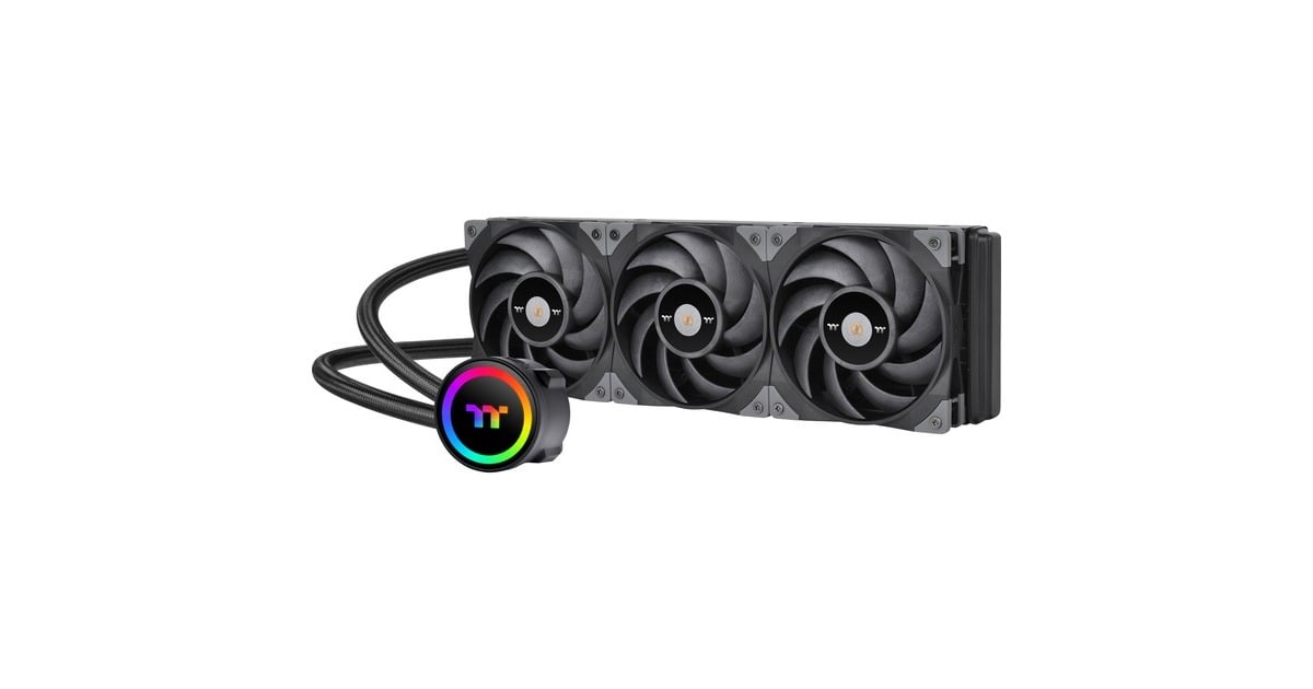Thermaltake TOUGHLIQUID 360 ARGB Sync All-In-One Liquid Cooler 360mm, Wasserkühlung(schwarz)