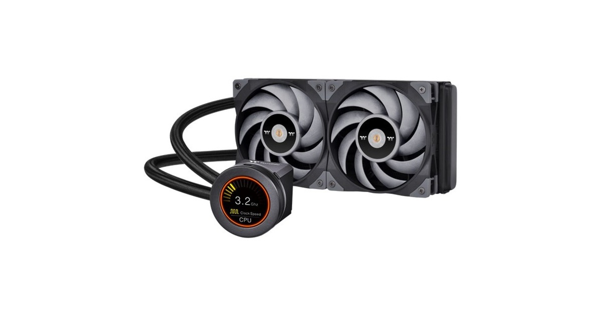 Thermaltake TOUGHLIQUID Ultra 240 All-In-One Liquid Cooler 240mm, Wasserkühlung(schwarz)