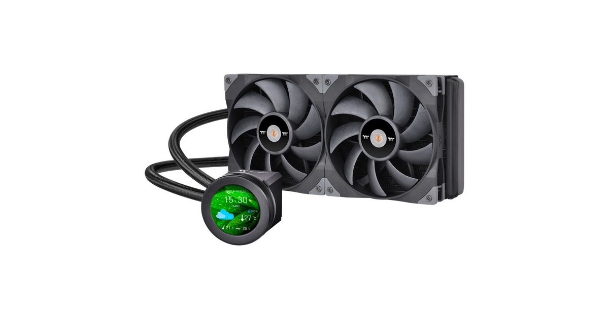 Thermaltake TOUGHLIQUID Ultra 280 All-In-One Liquid Cooler 280mm, Wasserkühlung(schwarz)