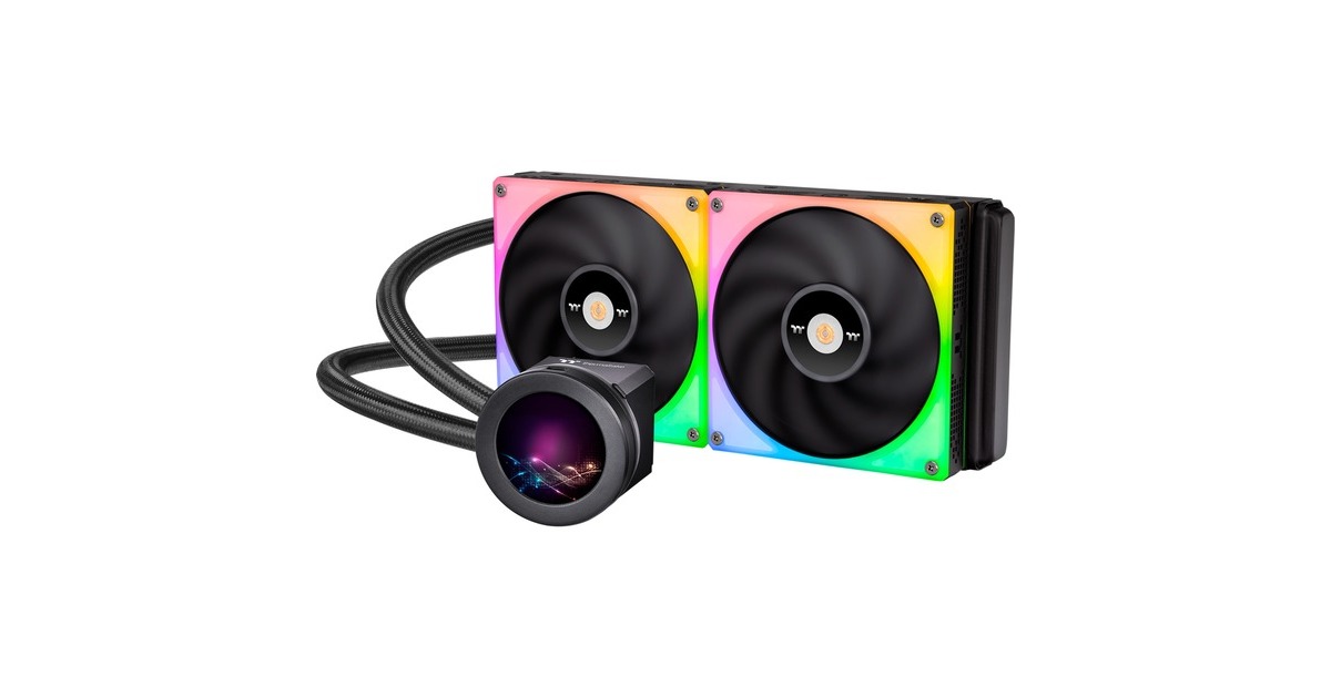 Thermaltake TOUGHLIQUID Ultra 280 RGB All-In-One Liquid Cooler 280mm, Wasserkühlung(schwarz)