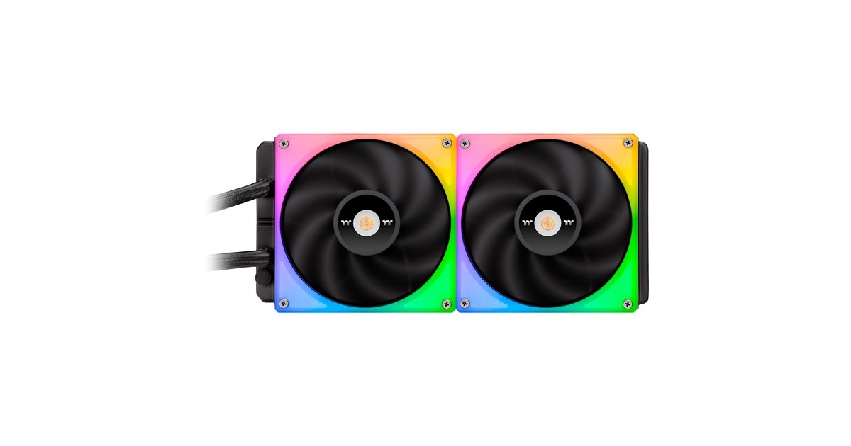 Thermaltake TOUGHLIQUID Ultra 280 RGB All-In-One Liquid Cooler 280mm, Wasserkühlung(schwarz)