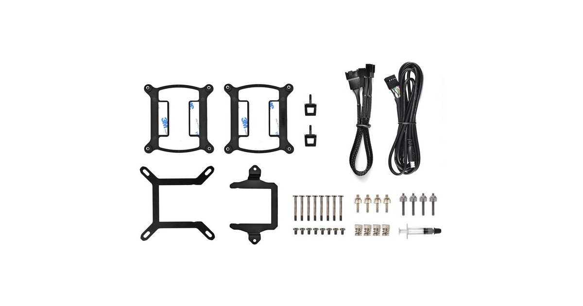 Thermaltake TOUGHLIQUID Ultra 280 RGB All-In-One Liquid Cooler 280mm, Wasserkühlung(schwarz)