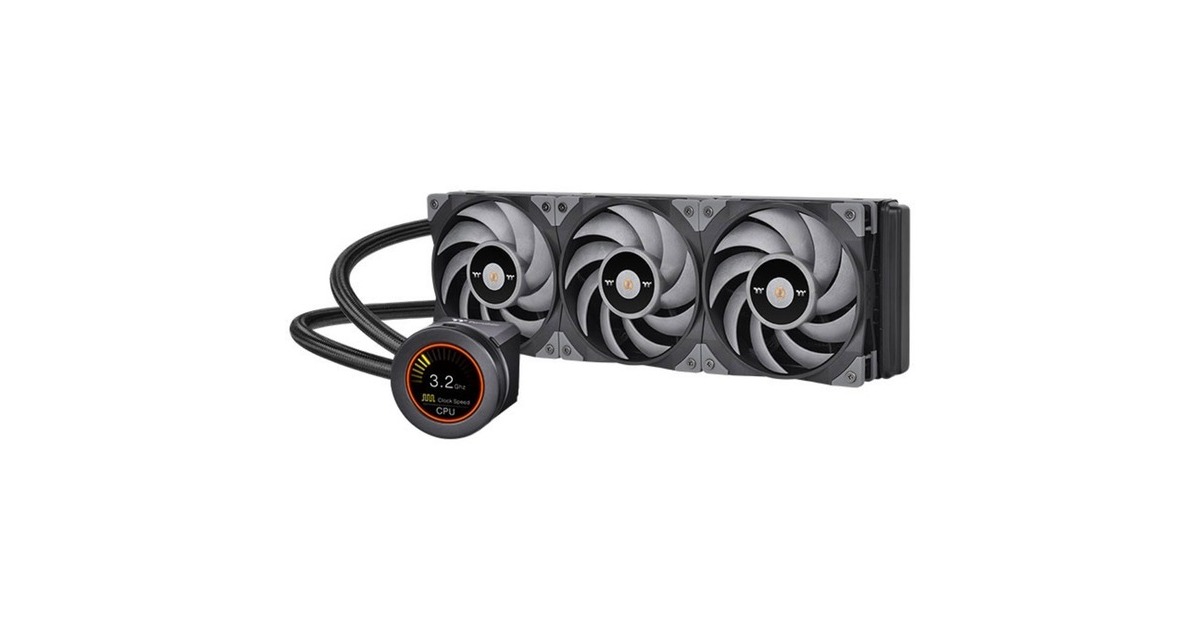 Thermaltake TOUGHLIQUID Ultra 360 All-In-One Liquid Cooler 360mm, Wasserkühlung(schwarz)