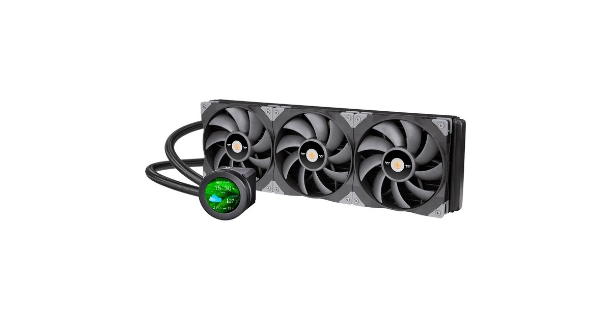 Thermaltake TOUGHLIQUID Ultra 420 All-In-One Liquid Cooler 420mm, Wasserkühlung(schwarz)