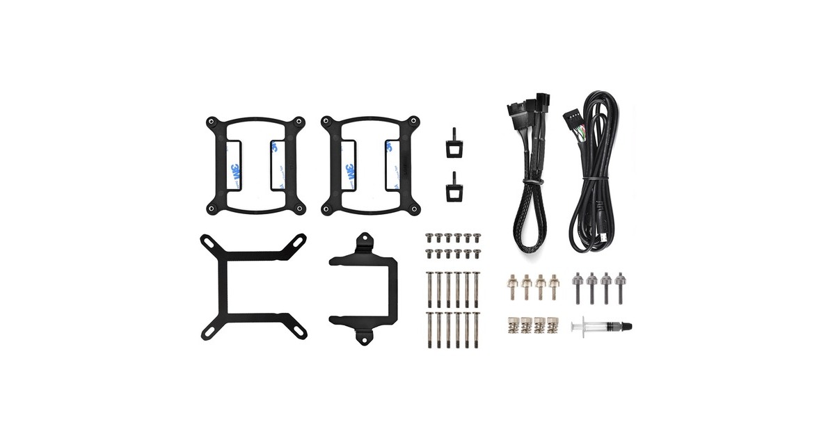 Thermaltake TOUGHLIQUID Ultra 420 RGB All-In-One Liquid Cooler 420mm, Wasserkühlung(schwarz)