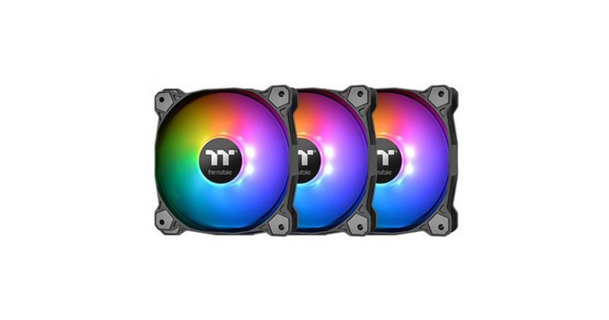 Thermaltake TT Pure Plus RGB 14 Premium Edition 3er, Gehäuselüfter(3er Pack)