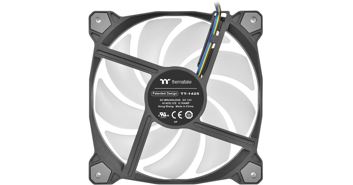 Thermaltake TT Pure Plus RGB 14 Premium Edition 3er, Gehäuselüfter(3er Pack)