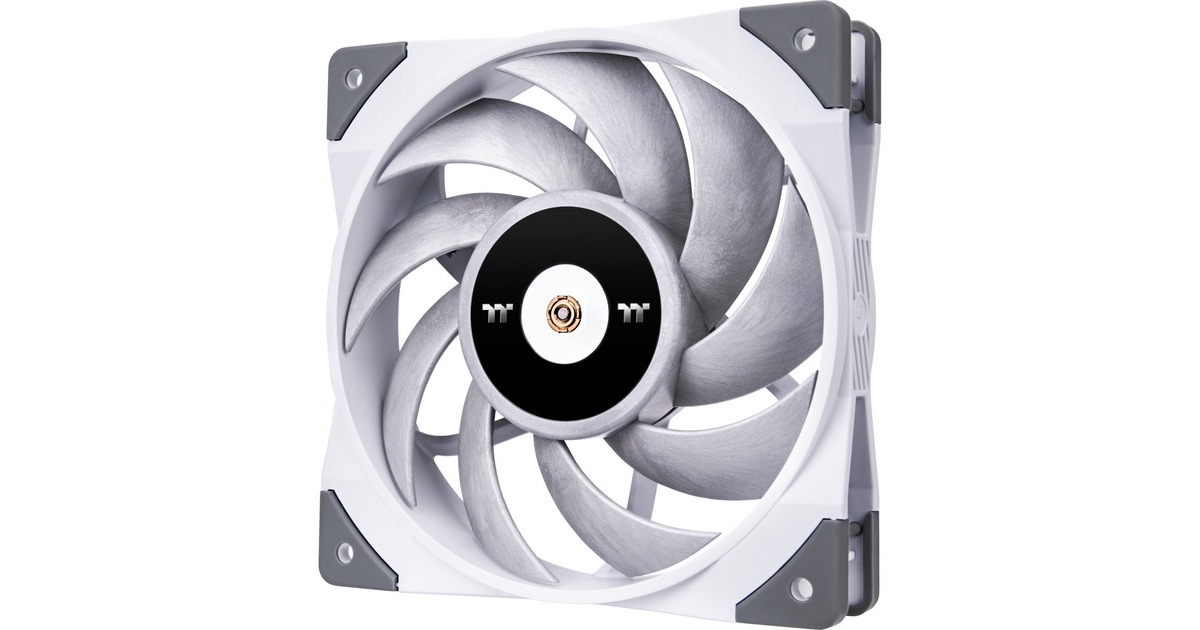 Thermaltake TT Toughfan 12 PWM 120x120x25mm, Gehäuselüfter(weiß, Radiator Fan)