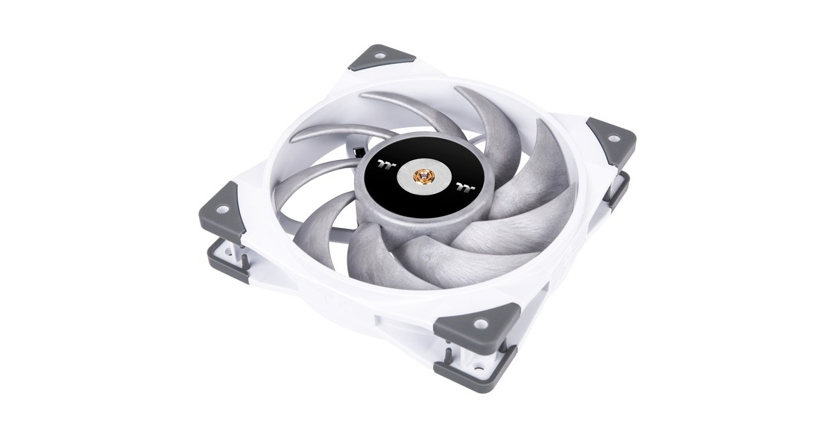Thermaltake TT Toughfan 12 PWM 120x120x25mm, Gehäuselüfter(weiß, Radiator Fan)