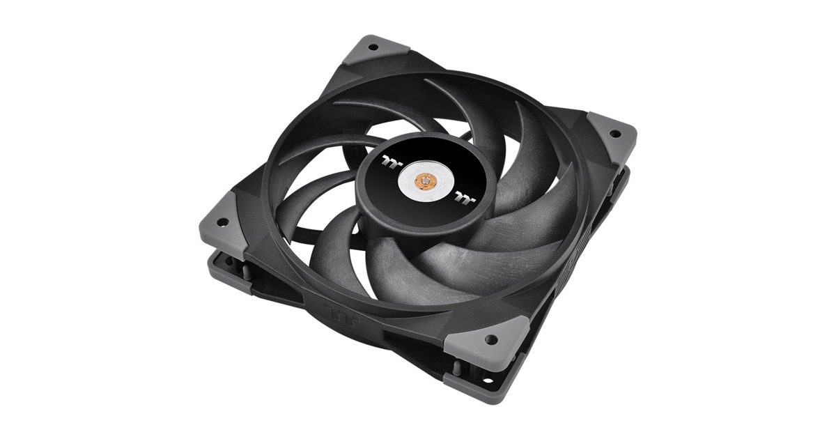 Thermaltake TT Toughfan 12 PWM 120x120x25mm, Gehäuselüfter(schwarz, Radiator Fan)