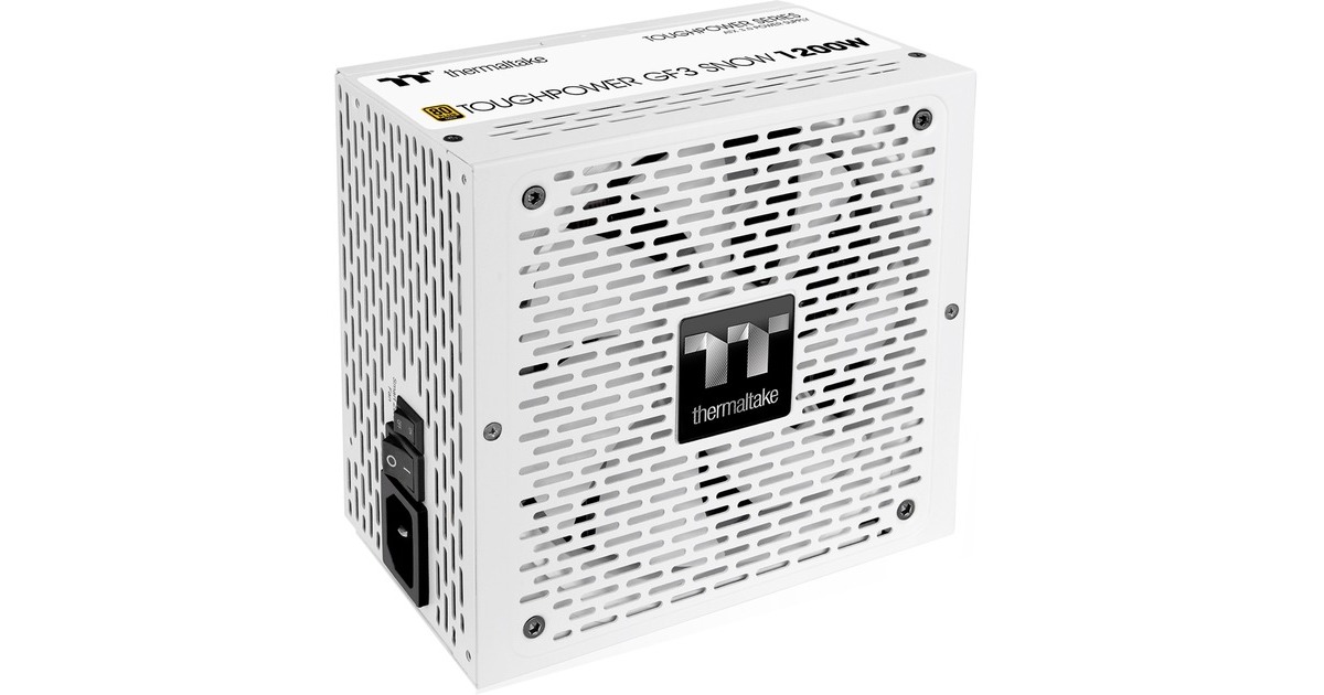 Thermaltake TT Toughpower GF3 Snow 1200W, PC-Netzteil(weiß, 1x 12VHPWR, 5x PCIe, Kabel-Management, 1200 Watt)