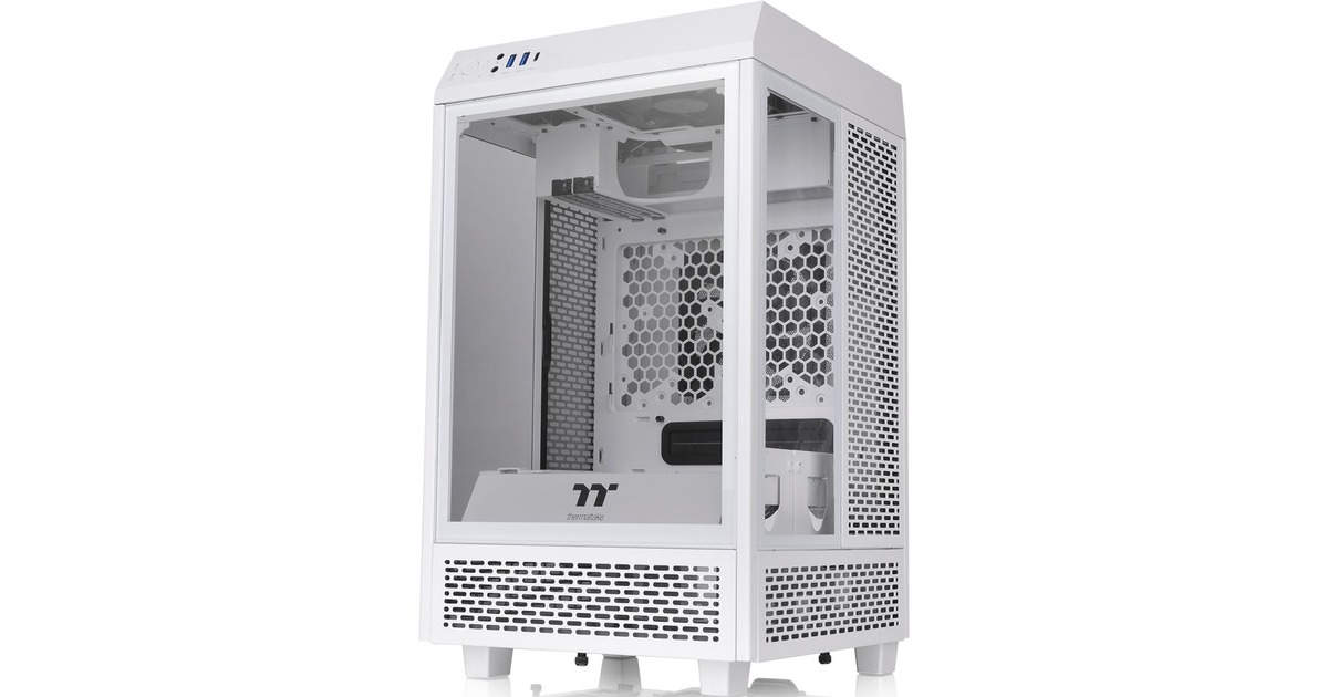 Thermaltake The Tower 100 Mini Tower Snow, Tower-Gehäuse(weiß)