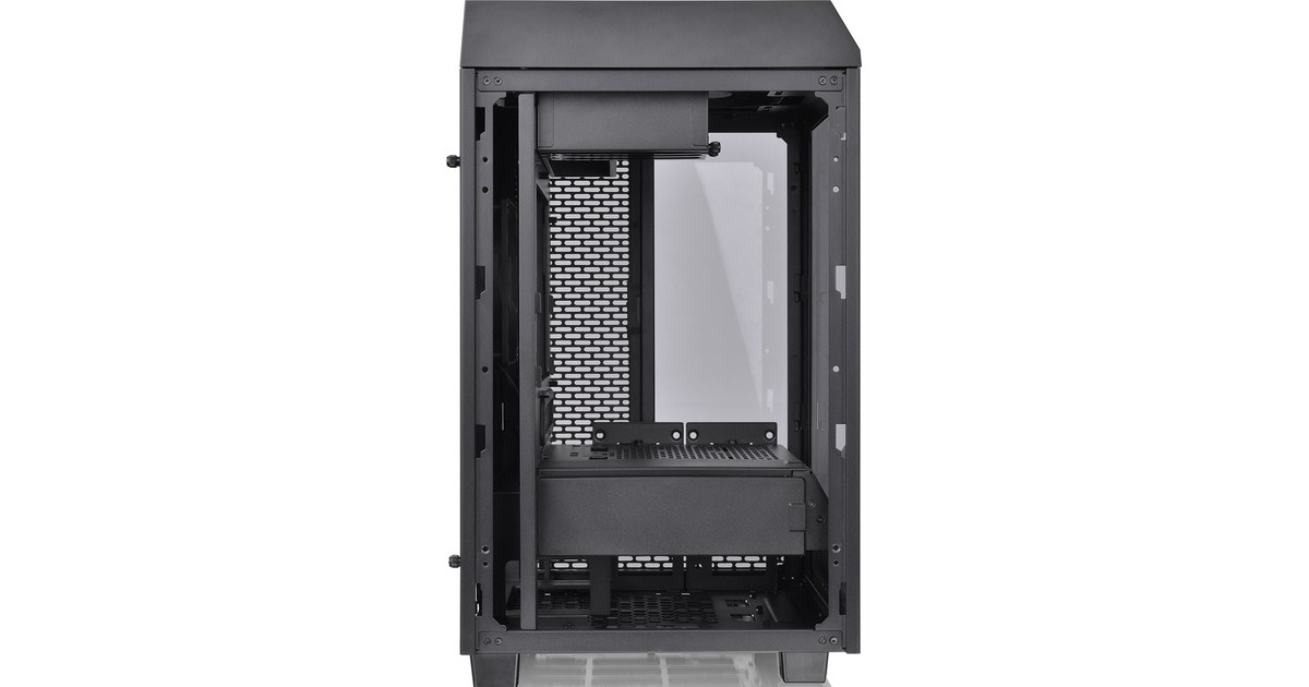 Thermaltake The Tower 100 Mini Tower, Tower-Gehäuse(schwarz, Tempered Glass)