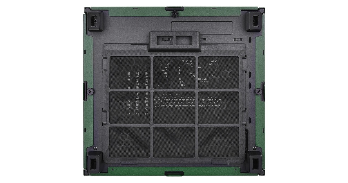 Thermaltake The Tower 200 , Tower-Gehäuse(dunkelgrün, Tempered Glas)