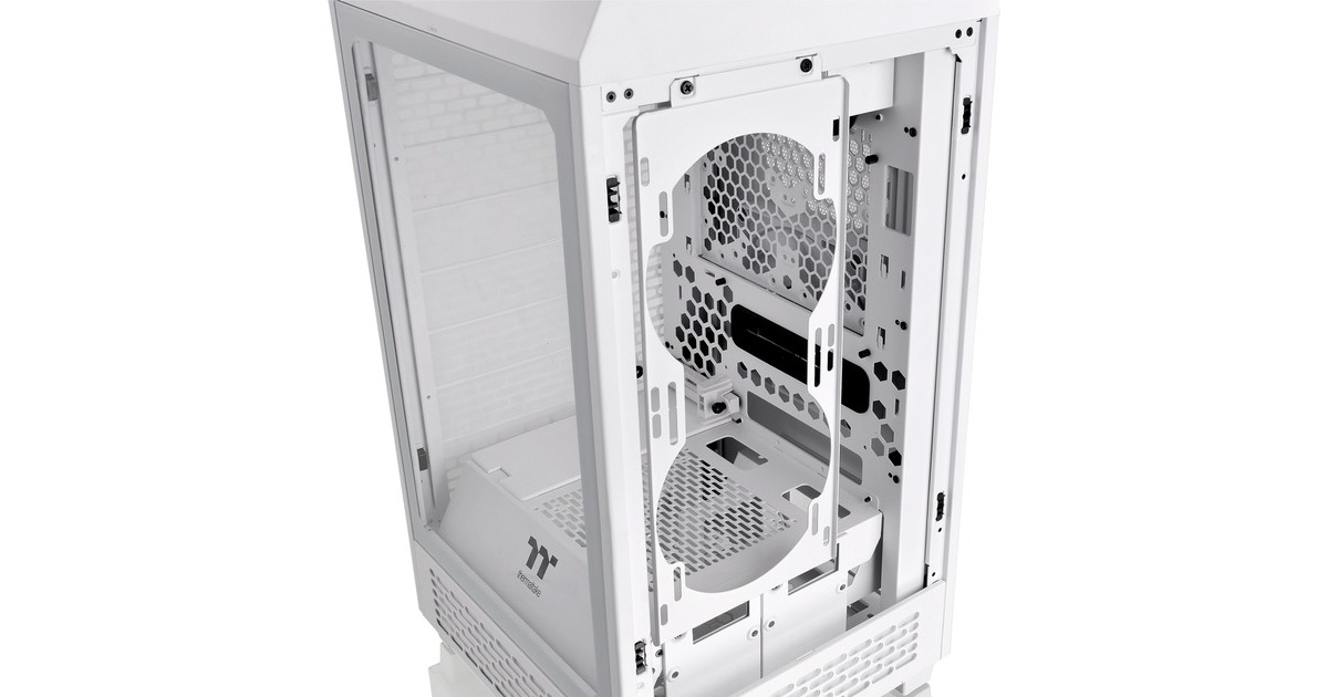 Thermaltake The Tower 200 , Tower-Gehäuse(weiß, Tempered Glas)