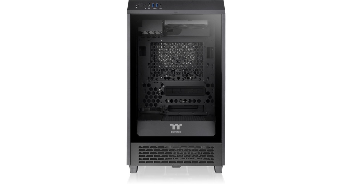 Thermaltake The Tower 200, Tower-Gehäuse(schwarz, Tempered Glas, Outlet)