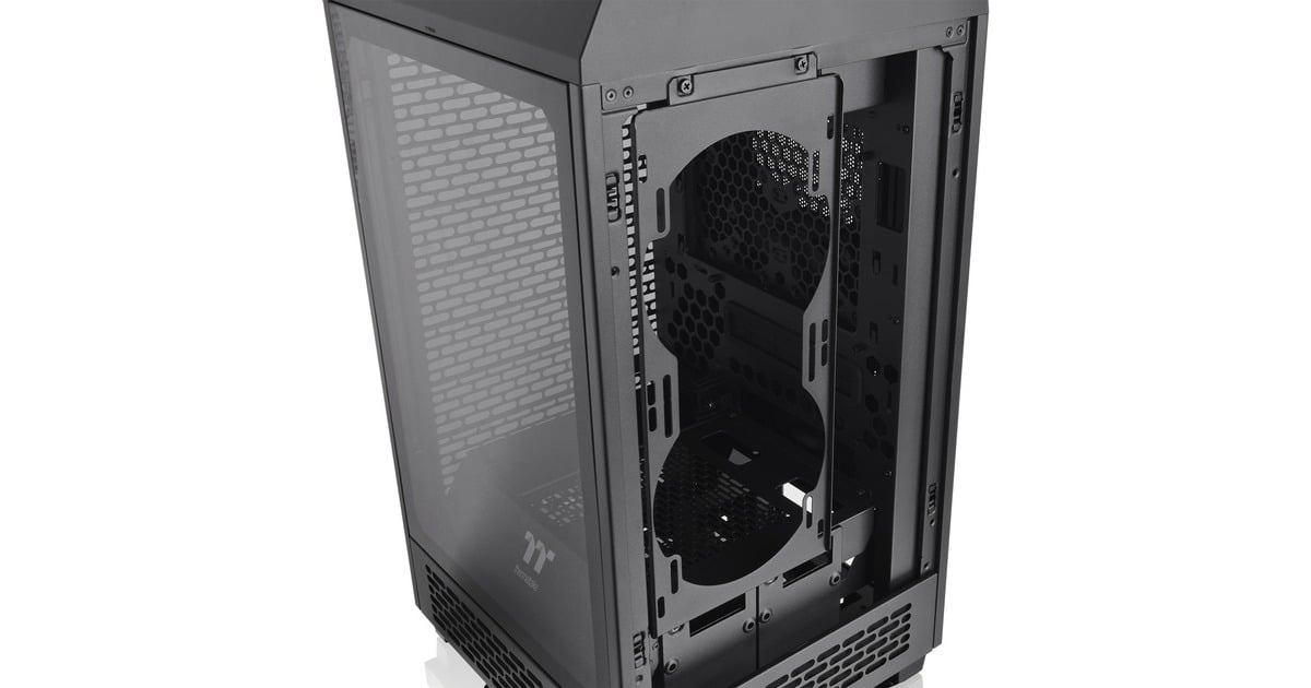 Thermaltake The Tower 200, Tower-Gehäuse(schwarz, Tempered Glas)
