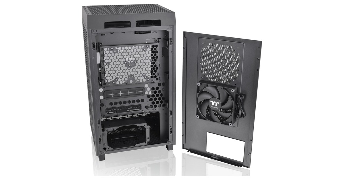 Thermaltake The Tower 200, Tower-Gehäuse(schwarz, Tempered Glas, Outlet)