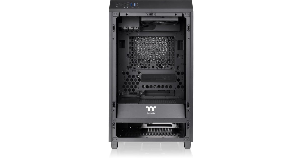 Thermaltake The Tower 200, Tower-Gehäuse(schwarz, Tempered Glas)