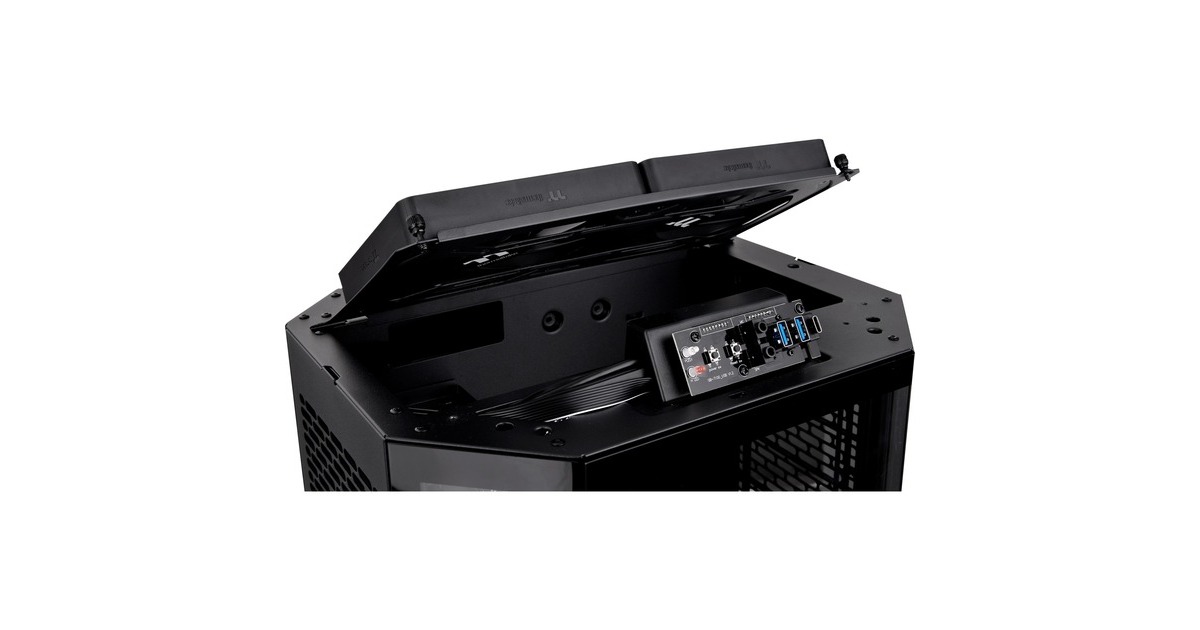 Thermaltake The Tower 300, Tower-Gehäuse(schwarz, Tempered Glass)