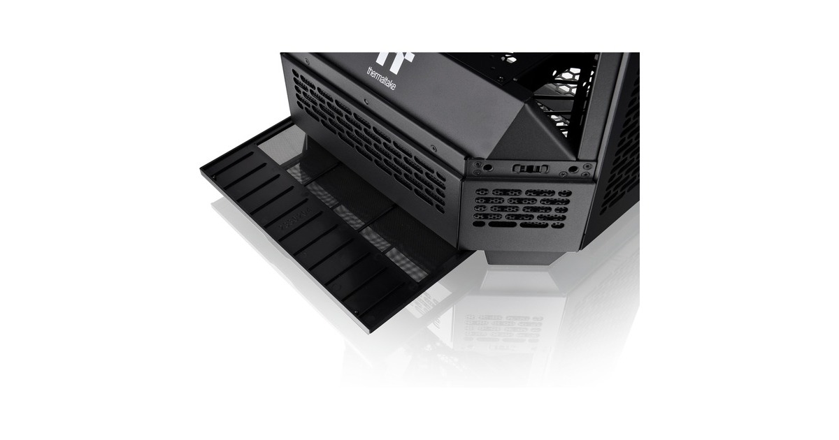 Thermaltake The Tower 300, Tower-Gehäuse(schwarz, Tempered Glass)