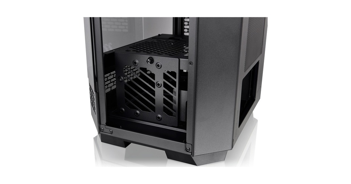 Thermaltake The Tower 300, Tower-Gehäuse(schwarz, Tempered Glass)