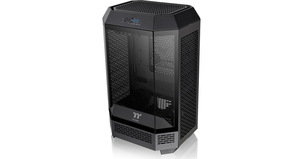 Thermaltake The Tower 300, Tower-Gehäuse(schwarz, Tempered Glass)