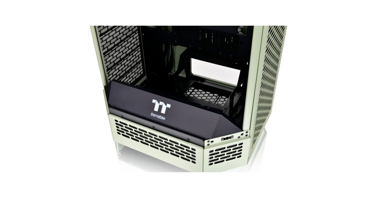 Thermaltake The Tower 300, Tower-Gehäuse(hellgrün, Tempered Glass)