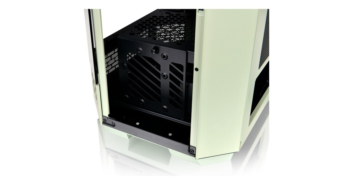 Thermaltake The Tower 300, Tower-Gehäuse(hellgrün, Tempered Glass)